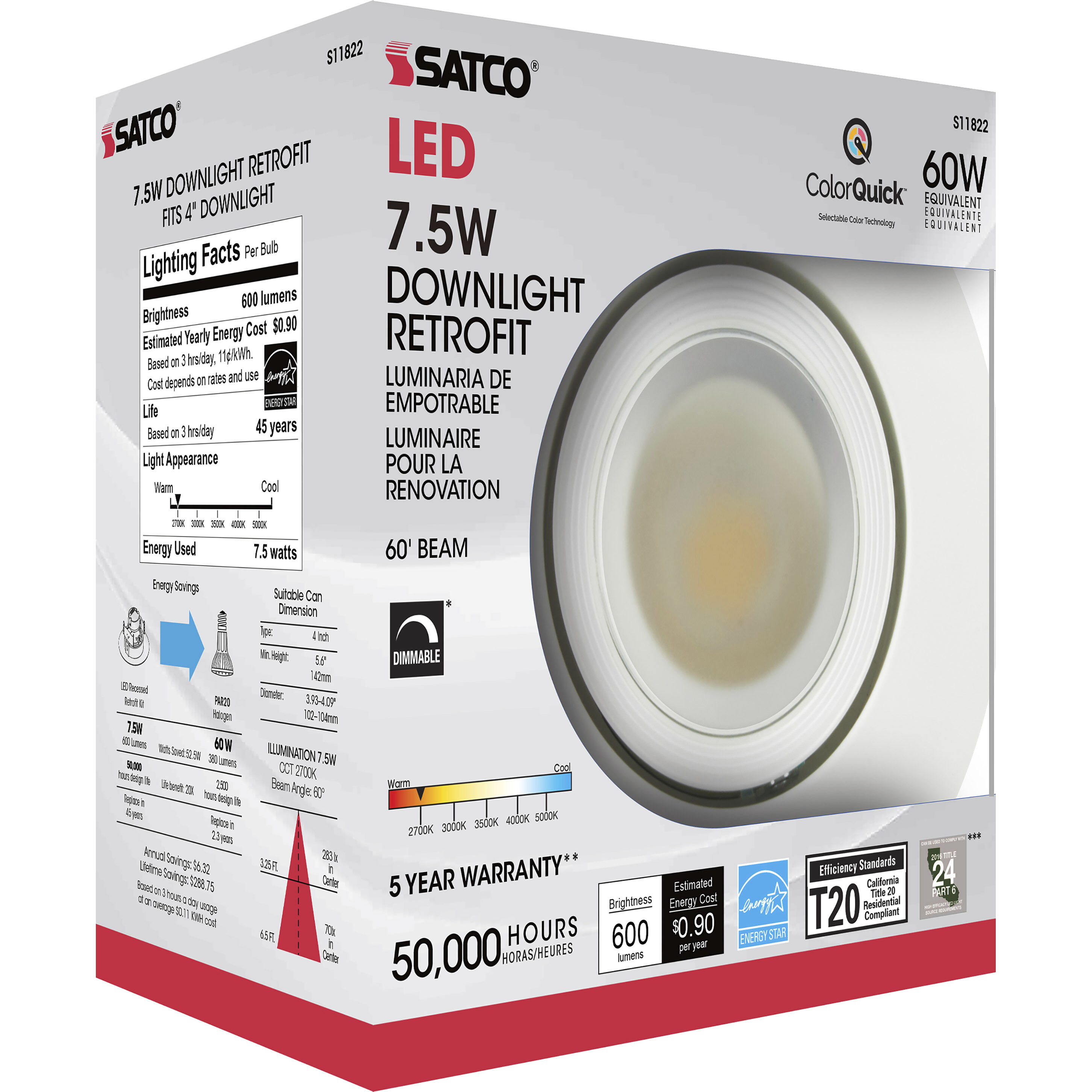 Edgewood Integrated LED White Recessed