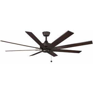 Levon AC 63 inch Dark Bronze with Cherry/Dark Walnut Blades Fan-Uni