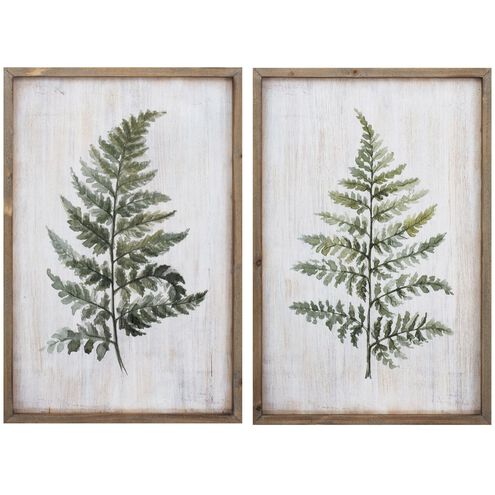 Farmhouse Collection Green Framed Art