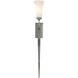 Sweeping Taper 1 Light 4.25 inch Sterling Sconce Wall Light