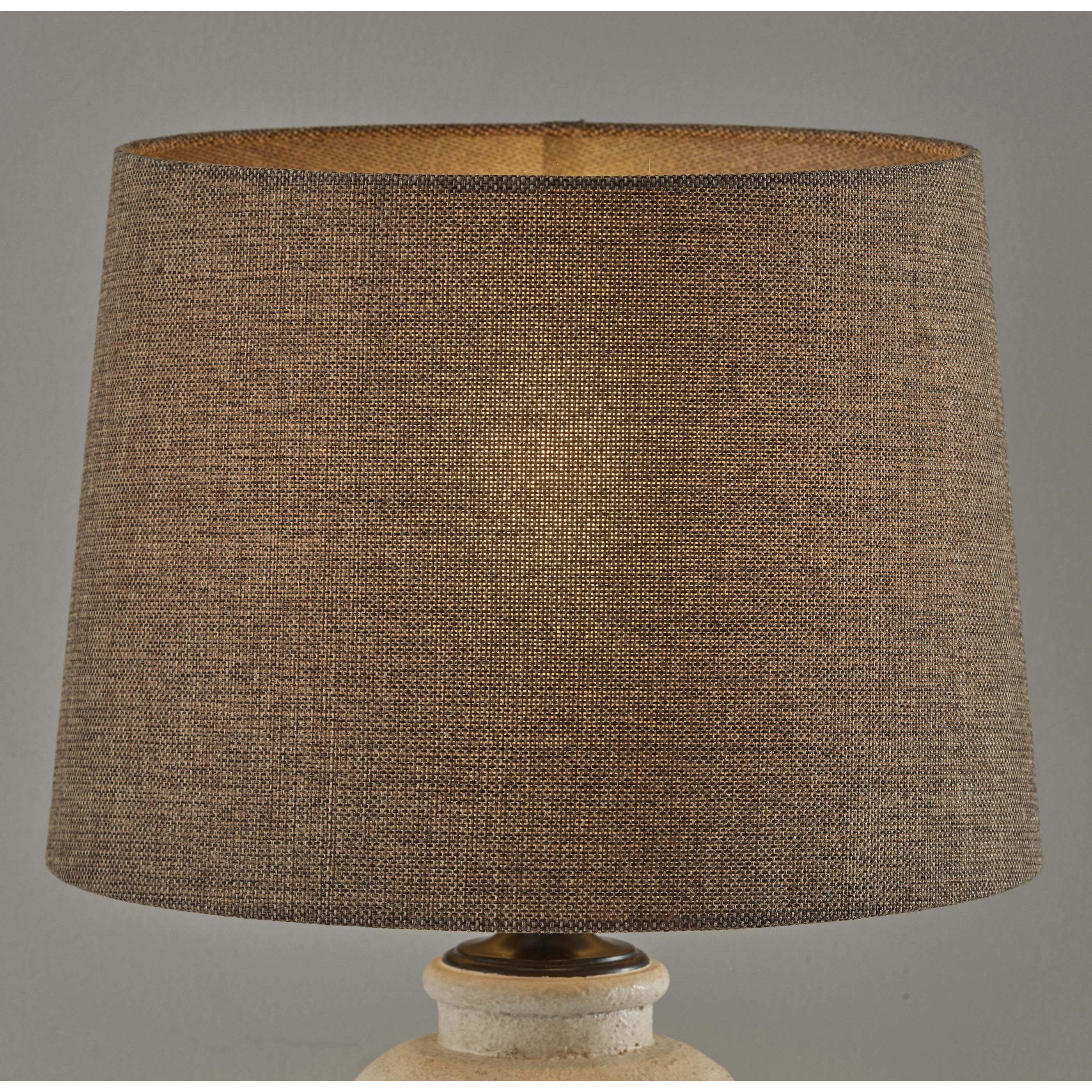 Callista 26 inch 60.00 watt White Ceramic Table Lamp Portable Light, Simplee Adesso