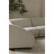 Fraser White Slipper Chair, Wedge