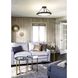 Collier 4 Light 22 inch Black Oxide Indoor Semi-Flush Mount Ceiling Light