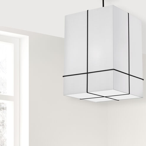 Raquel 4 Light 18 inch Matte Black Pendant Ceiling Light