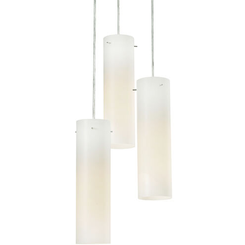 Soho 3 Light 15 inch Satin Nickel Multi Pendant Ceiling Light