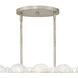 Rene 10 Light 60 inch Glacial Chandelier Ceiling Light in French Bronze