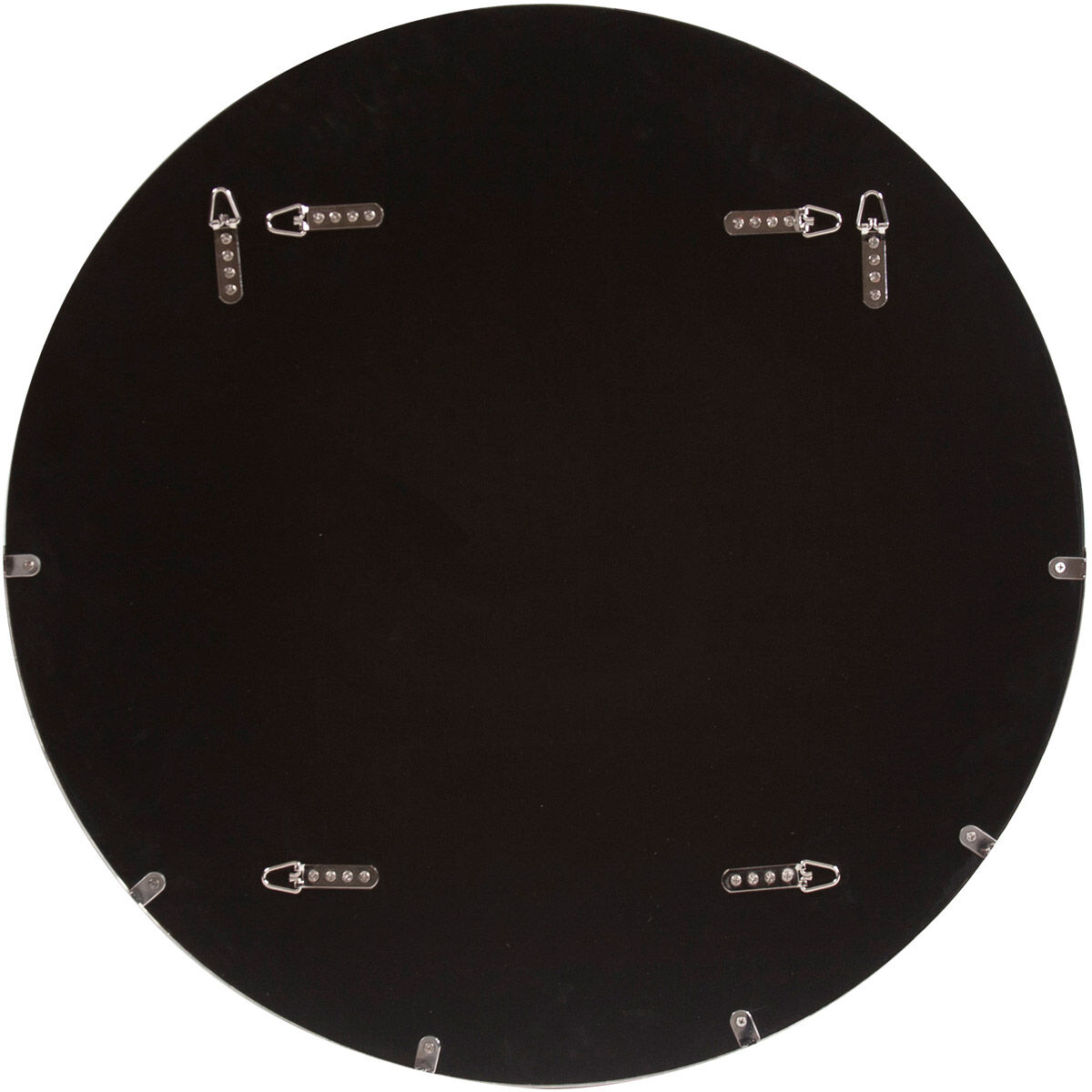 Dante 30 X 30 inch Polished Silver Wall Mirror