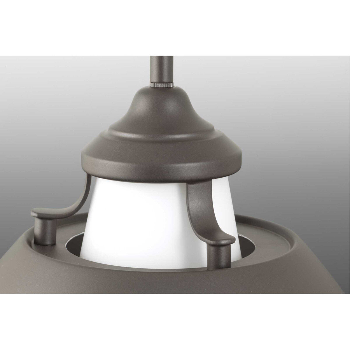 Carbon 1 Light Graphite Pendant Ceiling Light, Design Series