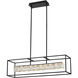 Dazzle LED 36 inch Matte Black Island Light Ceiling Light
