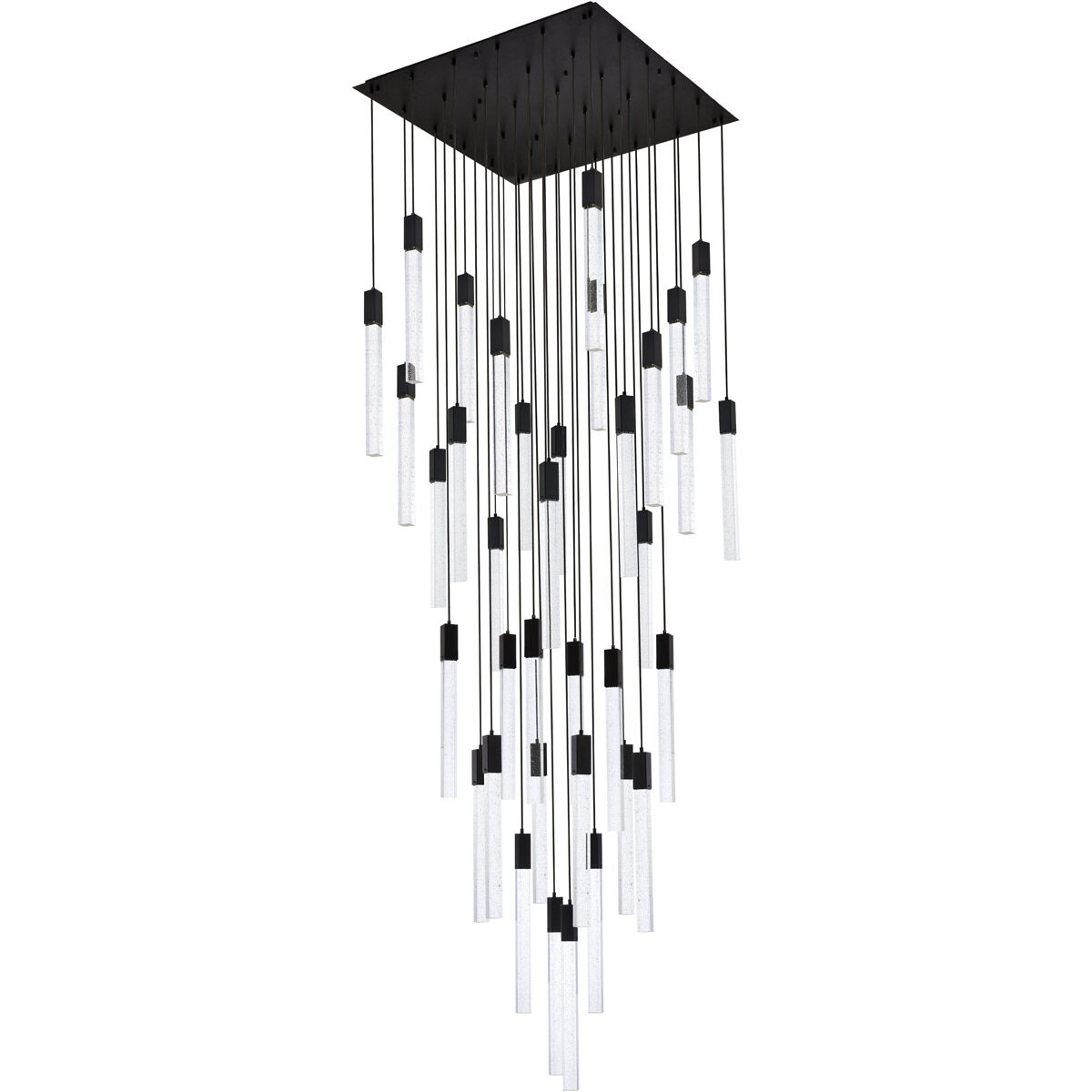 Weston 36 Light 42 inch Black Pendant Ceiling Light