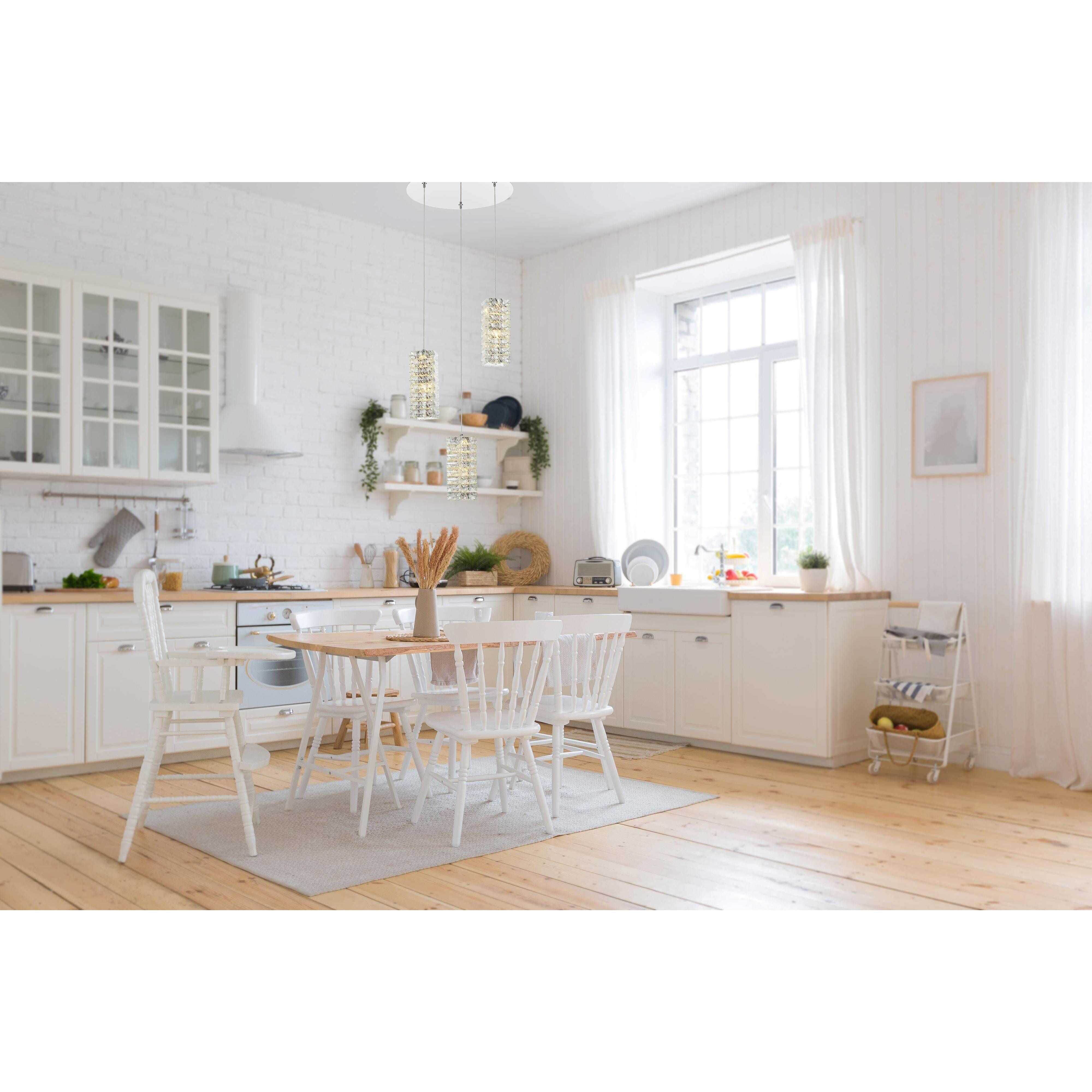 Aston 3 Light 16 inch Chrome Pendant Ceiling Light