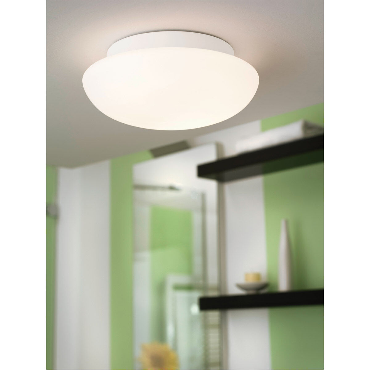 Ella 3 Light 18 inch White Ceiling Light