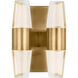 Sean Lavin Lassell 4 Light 2.9 inch Natural Brass ADA Wall Sconce Wall Light