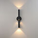 Reveal Outdoor LED 20 inch Black Outdoor Wall Mount