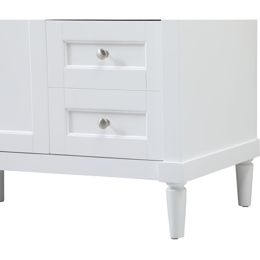 Bennett 60 X 21 X 35 inch White Vanity Sink Set