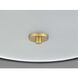 Landree 3 Light 16 inch Matte Black Flush Mount Ceiling Light