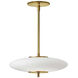 Maddie LED 16 inch Aged Brass Pendant Ceiling Light