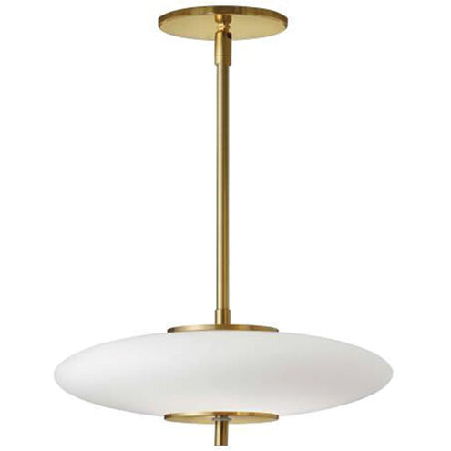 Maddie LED 16 inch Aged Brass Pendant Ceiling Light
