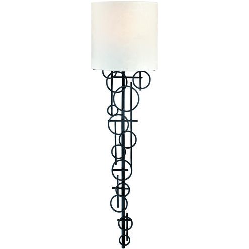 John 1 Light 8.25 inch Coal Wall Sconce Wall Light