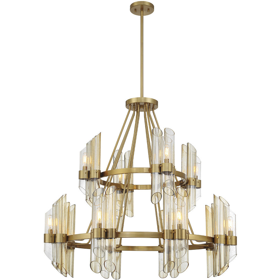 Biltmore 12 Light 38 inch Warm Brass Chandelier Ceiling Light