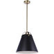 Blakely 1 Light 16 inch Black and Aged Brass Pendant Ceiling Light