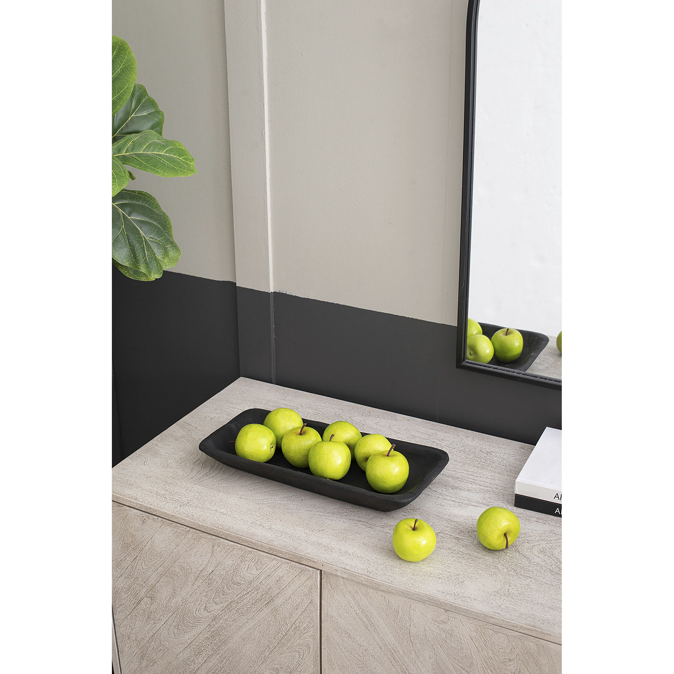 Rectangular Teak Natural Tray