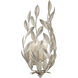 Broche Wall Sconce Wall Light in Antique Silver