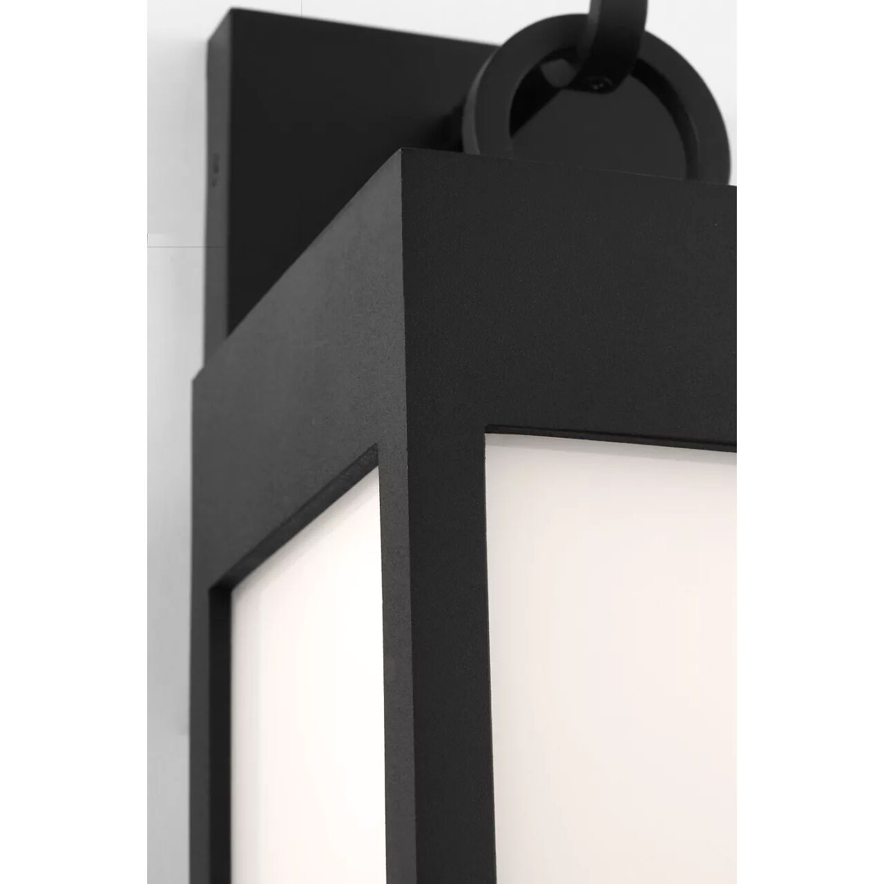 Sean Lavin Sesha 16 inch Textured Black Outdoor Wall Lantern