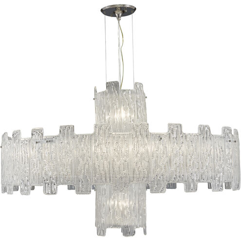 Metropolitan 15 Light 47 inch Clear Crystal Chandelier Ceiling Light