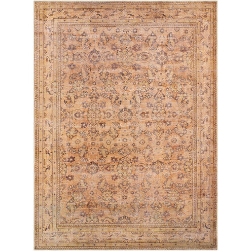 Amelie 122 X 94 inch Dark Brown; Multicolored Washable Rug
