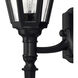 Estate Series Manor House LED 25 inch Black Outdoor Wall Mount Lantern, Small
