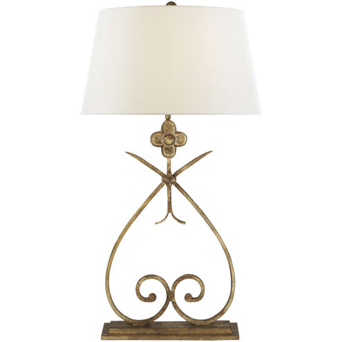 Suzanne Kasler Harper 29.5 inch 150 watt Gilded Iron Table Lamp Portable Light in Linen