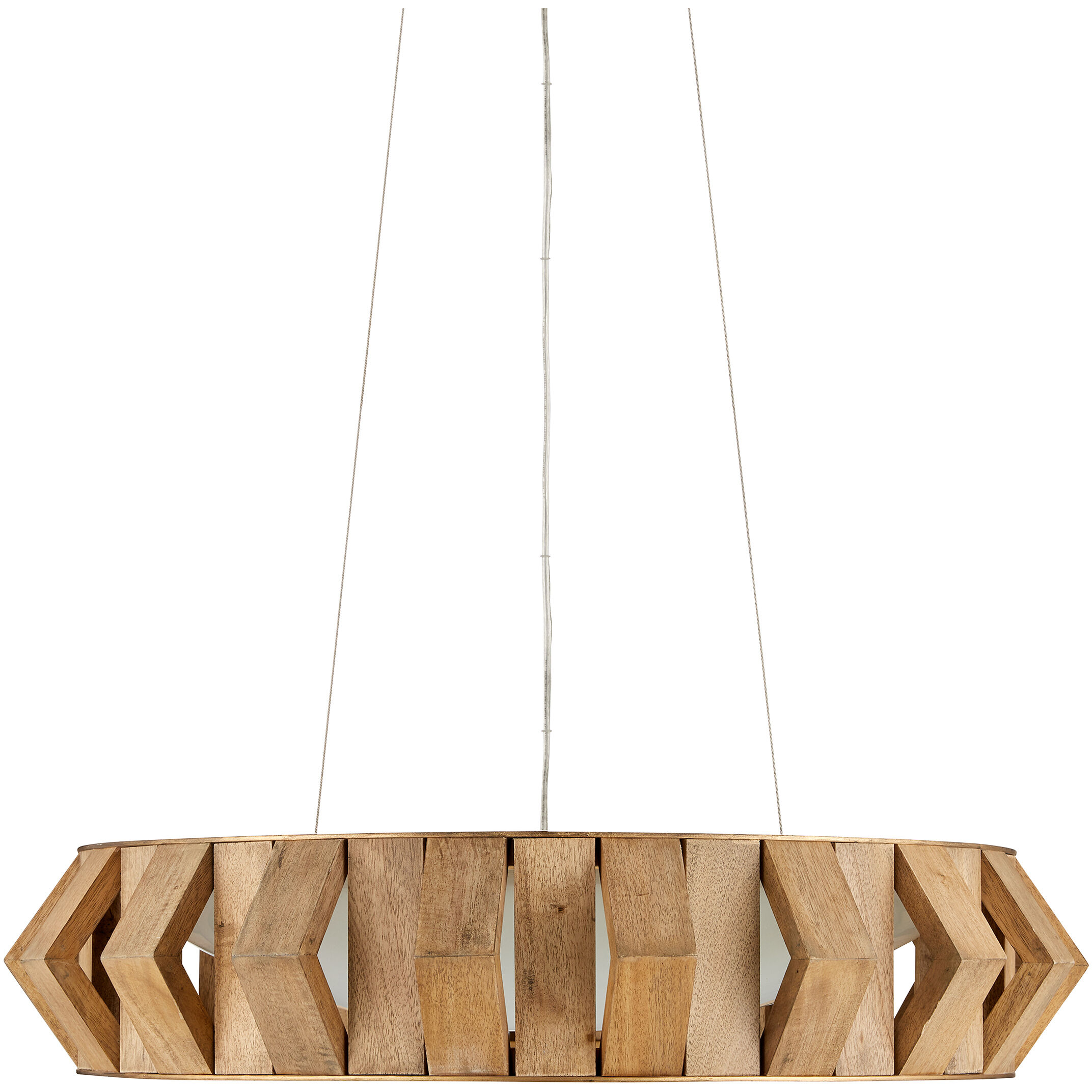 Plunge 1 Light 30 inch Toffee/Brass/White Chandelier Ceiling Light