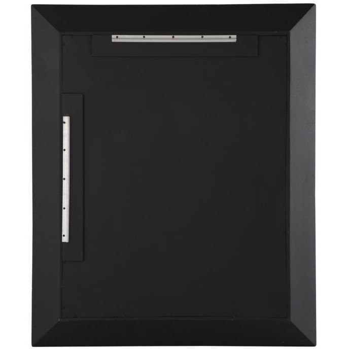 Aldrich 48 X 40 inch Textured Charcoal / Clean Mirror Mirror