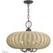 Summervine 5 Light 22 inch Bronze Pendant Chandelier Ceiling Light