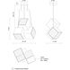 Tetra LED 11.38 inch Chrome Pendant Ceiling Light