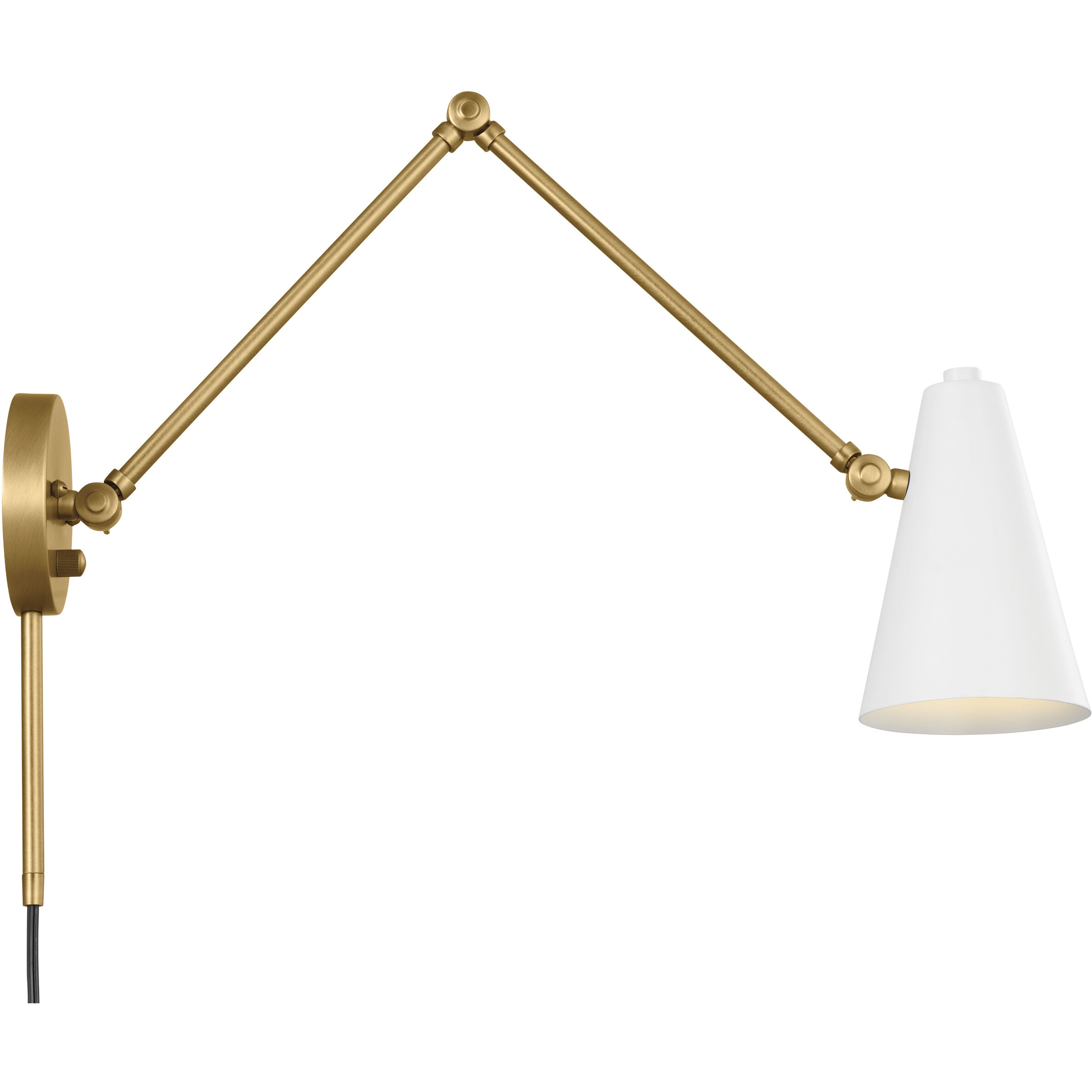 Sylvia 1 Light 5.5 inch Natural Brass Wall Sconce Wall Light