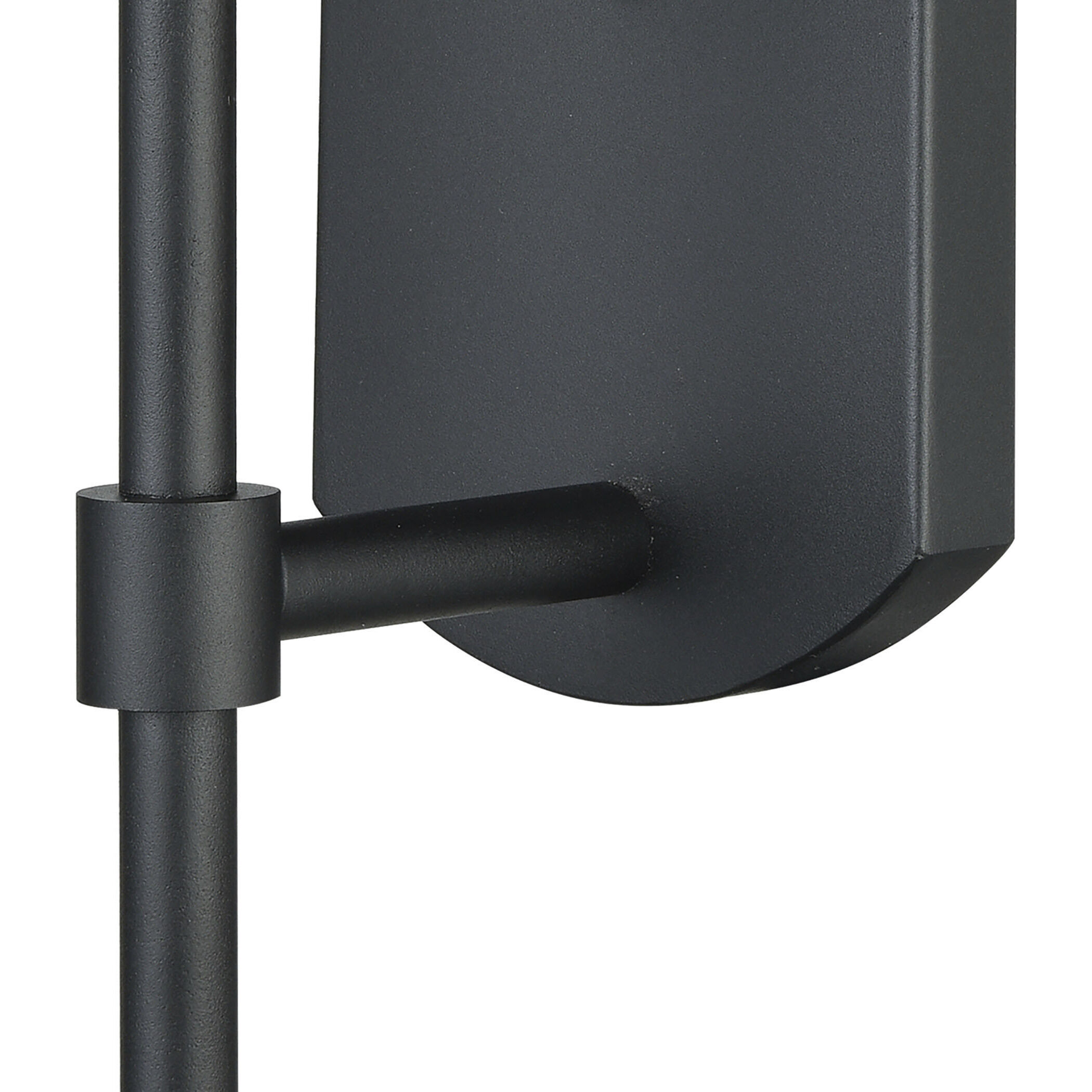 Torch 1 Light 17 inch Charcoal Black Outdoor Sconce