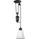 Farmhouse 1 Light 7 inch Oil Rubbed Bronze Mini Pendant Ceiling Light in Incandescent
