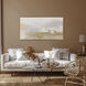 Sandstorm Gold Gray and Beige and Metallic and White Canvas
