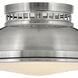 Emery 2 Light 12.75 inch Polished Antique Nickel Indoor Flush Mount Ceiling Light