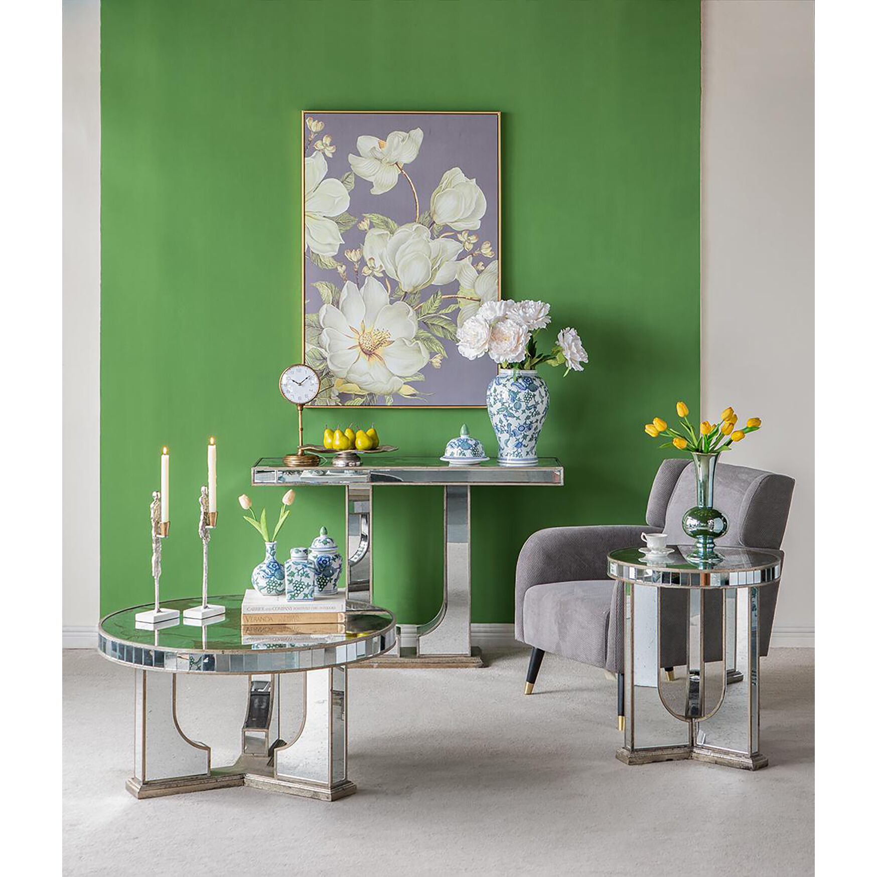 Electric 13.8 X 5.9 inch Vase