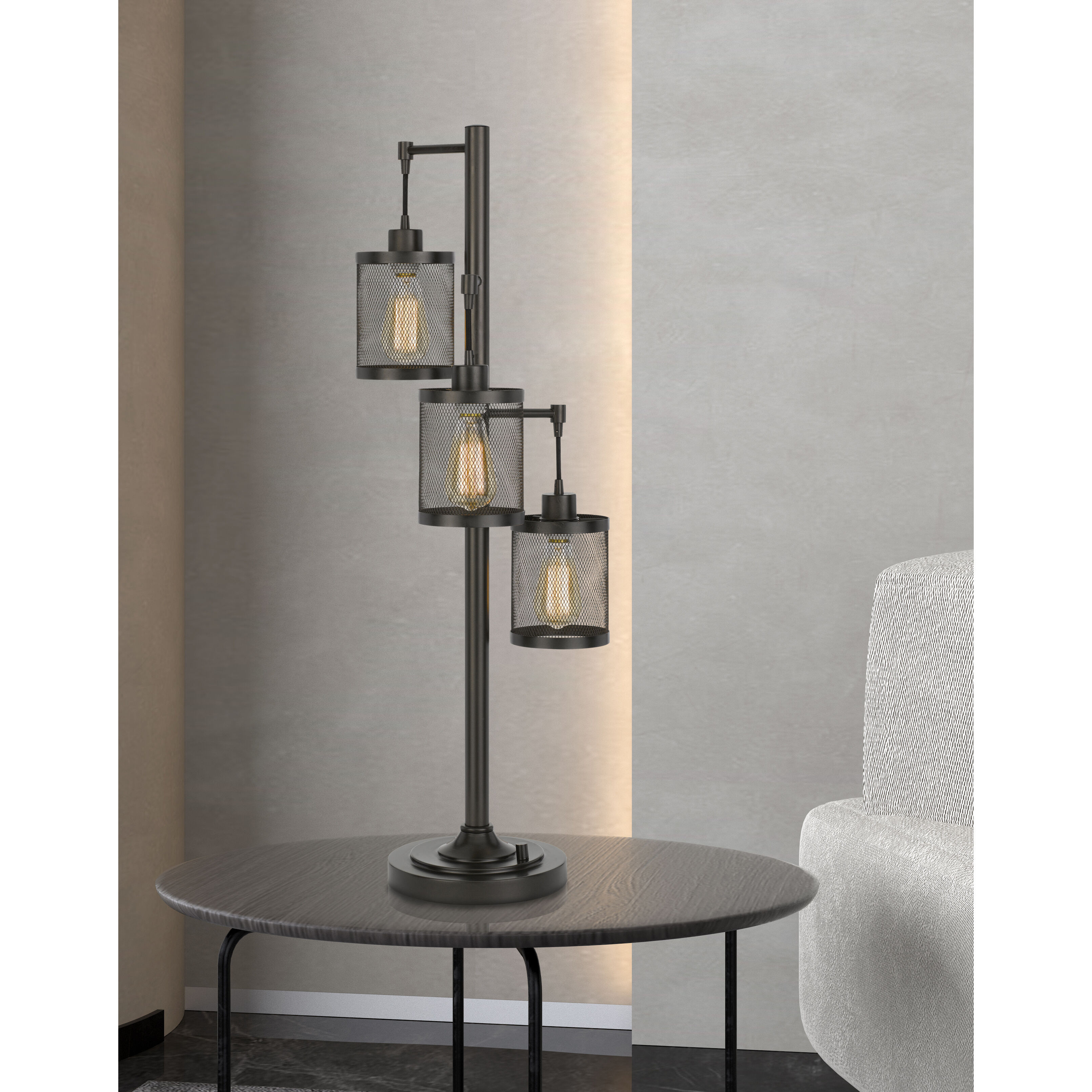 Pacific 38 inch 60.00 watt Dark Bronze Desk Lamp Portable Light