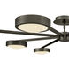 Cava LED 50 inch Black Oxide Semi-flush Mount Ceiling Light