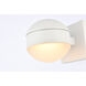 Raine Outdoor Wall Light in White