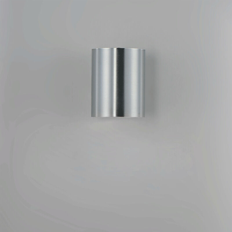 Outpost LED 7 inch Brushed Aluminum Outdoor Wall Mount