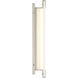 Aizen LED 6 inch Brushed Nickel Wall Sconce Wall Light