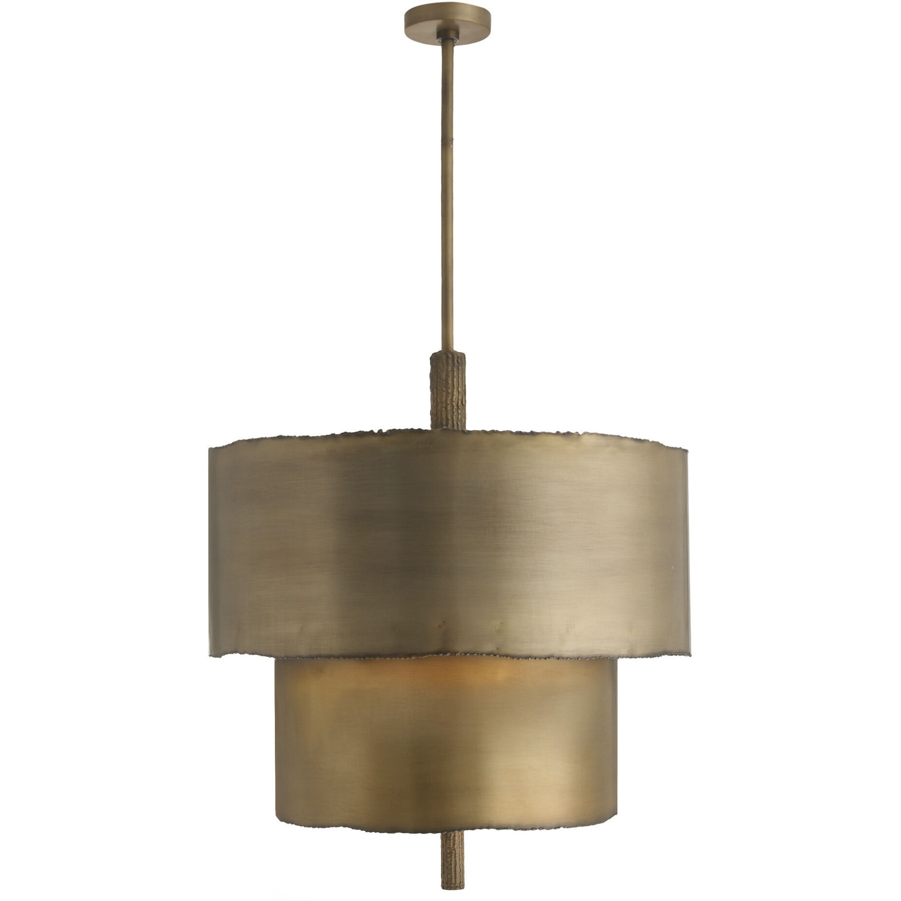 Leonardo 4 Light 28 inch Antique Brass Chandelier Ceiling Light