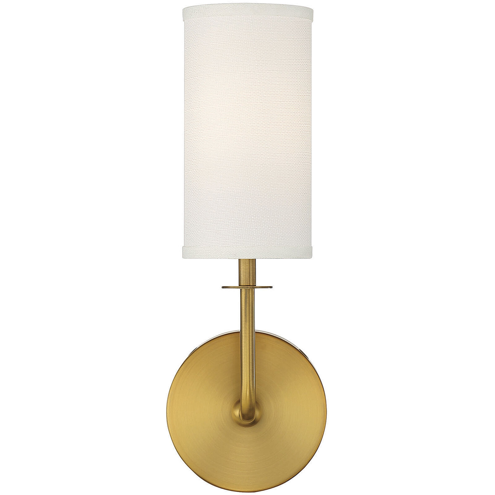 Powell 1 Light 5 inch Warm Brass Wall Sconce Wall Light, Essentials