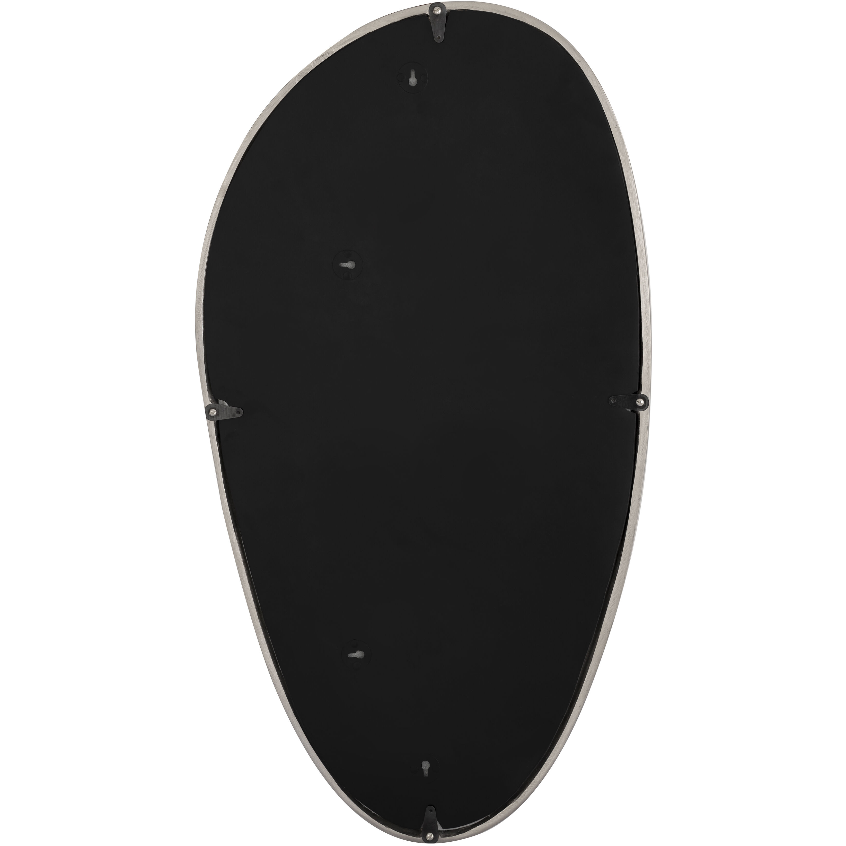 Flex 30 X 16 inch Polished Nickel with Mirror Wall Mirror